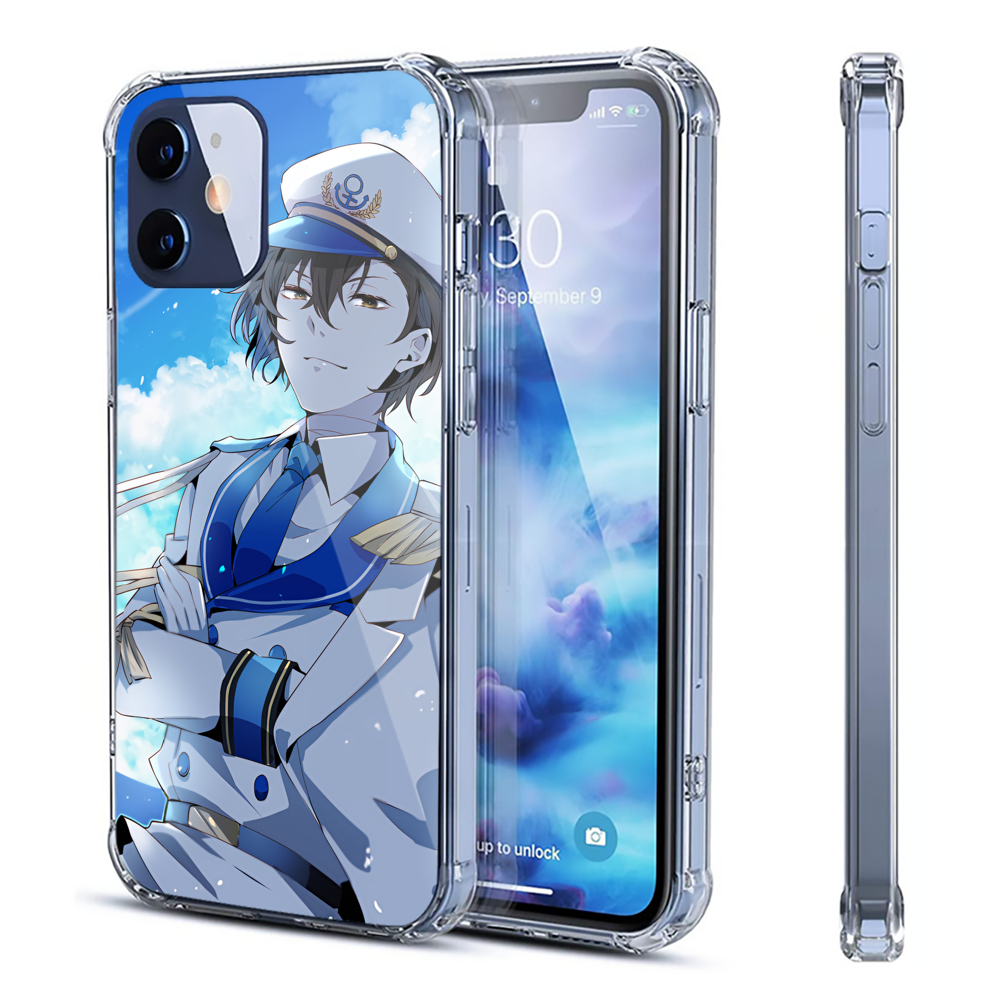 （画像用） 文豪ストレイドッグス Bungo Stray Dogs 【iPhone 12シリーズ対応】透明スマホケース（クリアソフトケース）